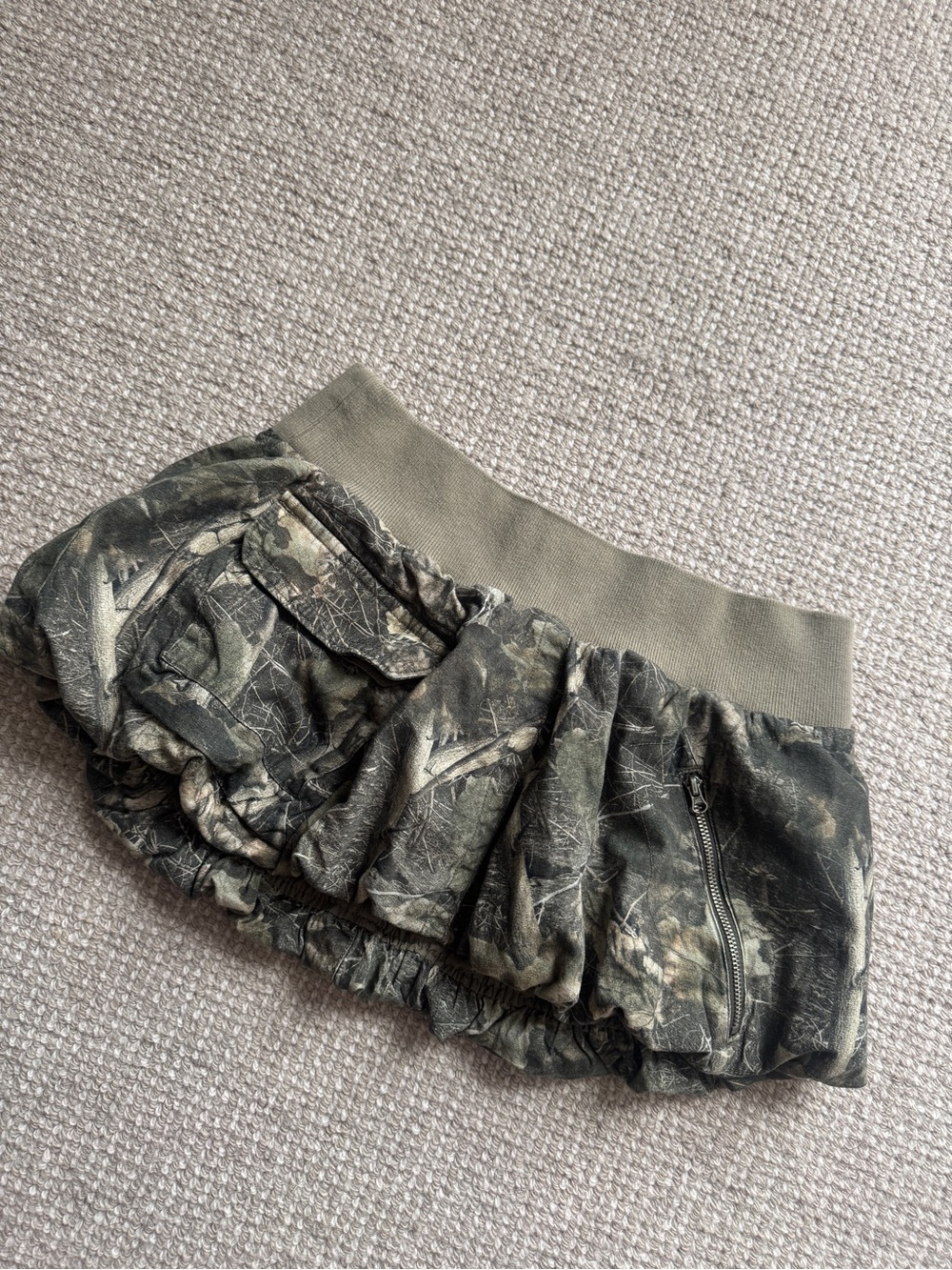 Jaded London Olive Green Camo Mini Skirt - Picture 4 of 5